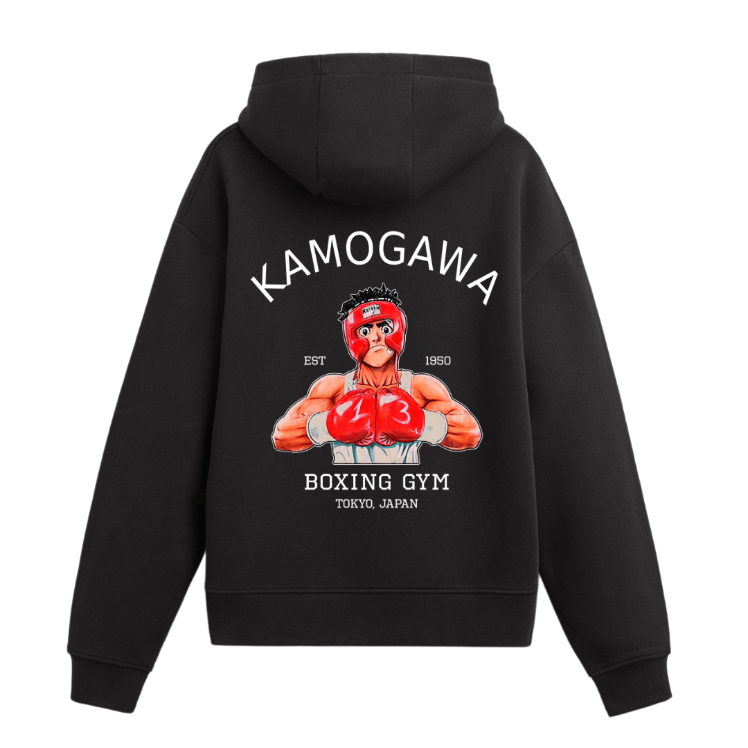 Ippo Spar Black Oversized Hoodie