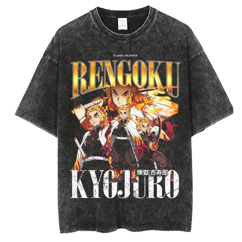 Rengoku Flame Hashira Vintage Tee